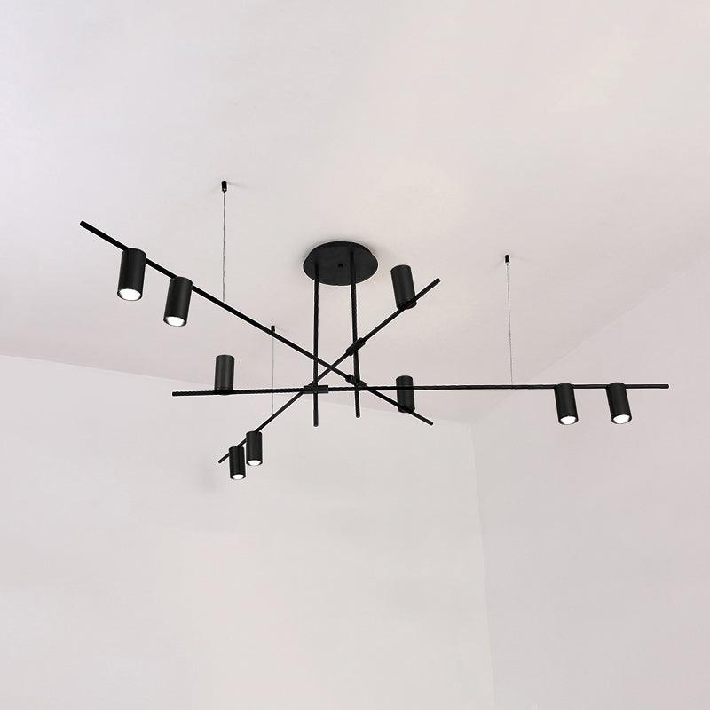 Modern Tribes Minimalist Chandelier Multi Head Pendant Light for Living Room and Office