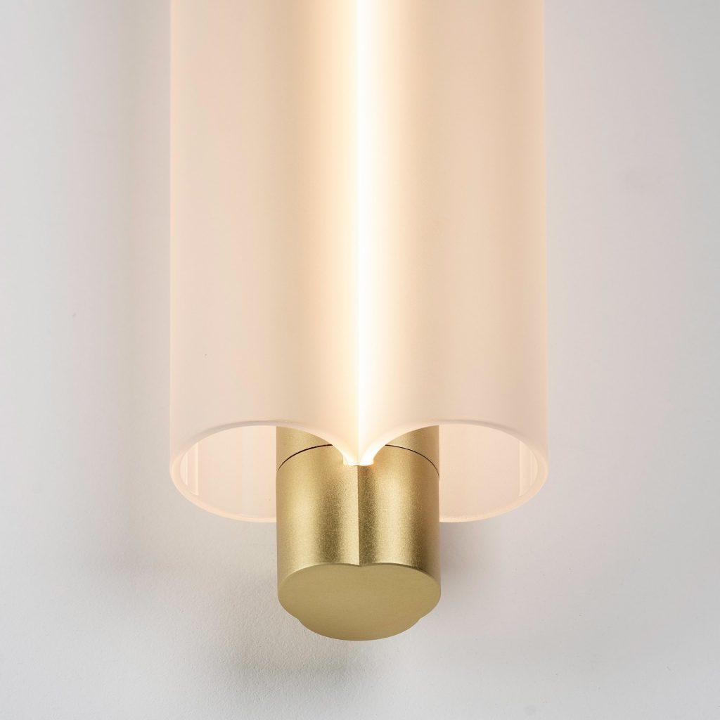 Modern Trillium Trifoliate LED Wall Sconce Indoor Aluminum Bracket Light for Living Room