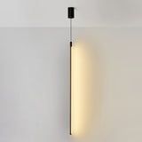 Modern Tubular LED Linear Pendant Light Minimalist Hanging Fixture for Dining Room and Kitchen Island