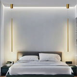 Modern Tubular LED Linear Pendant Light Minimalist Hanging Fixture for Dining Room and Kitchen Island