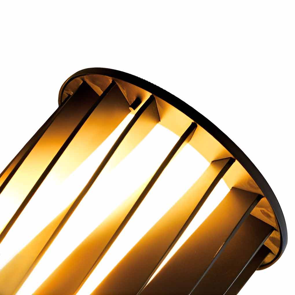 Modern Twisted Waterproof LED Outdoor Wall Lamp Exterior Porch Sconce for Garden and Patio