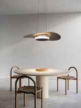 Modern UFO LED Pendant Light Minimalist Aluminum Hanging Lamp for Living Room and Kitchen