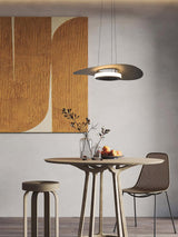 Modern UFO LED Pendant Light Minimalist Aluminum Hanging Lamp for Living Room and Kitchen