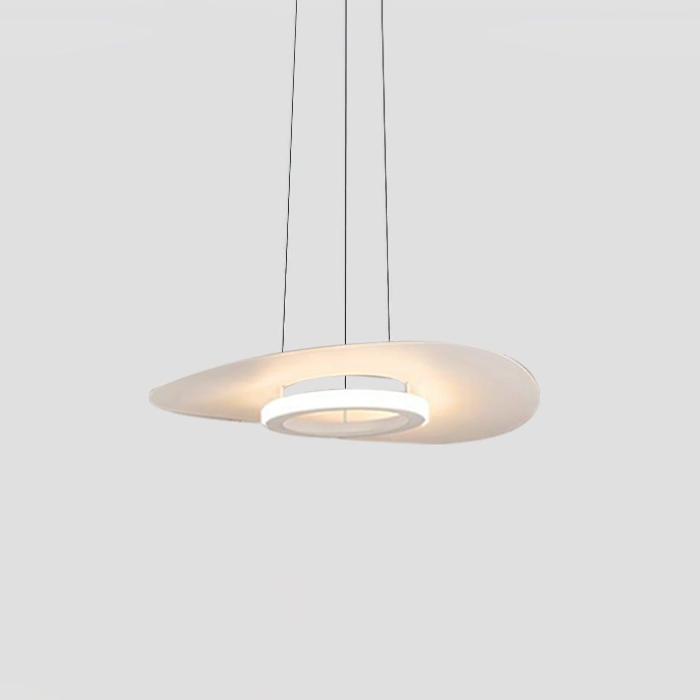 Modern UFO LED Pendant Light Minimalist Aluminum Hanging Lamp for Living Room and Kitchen