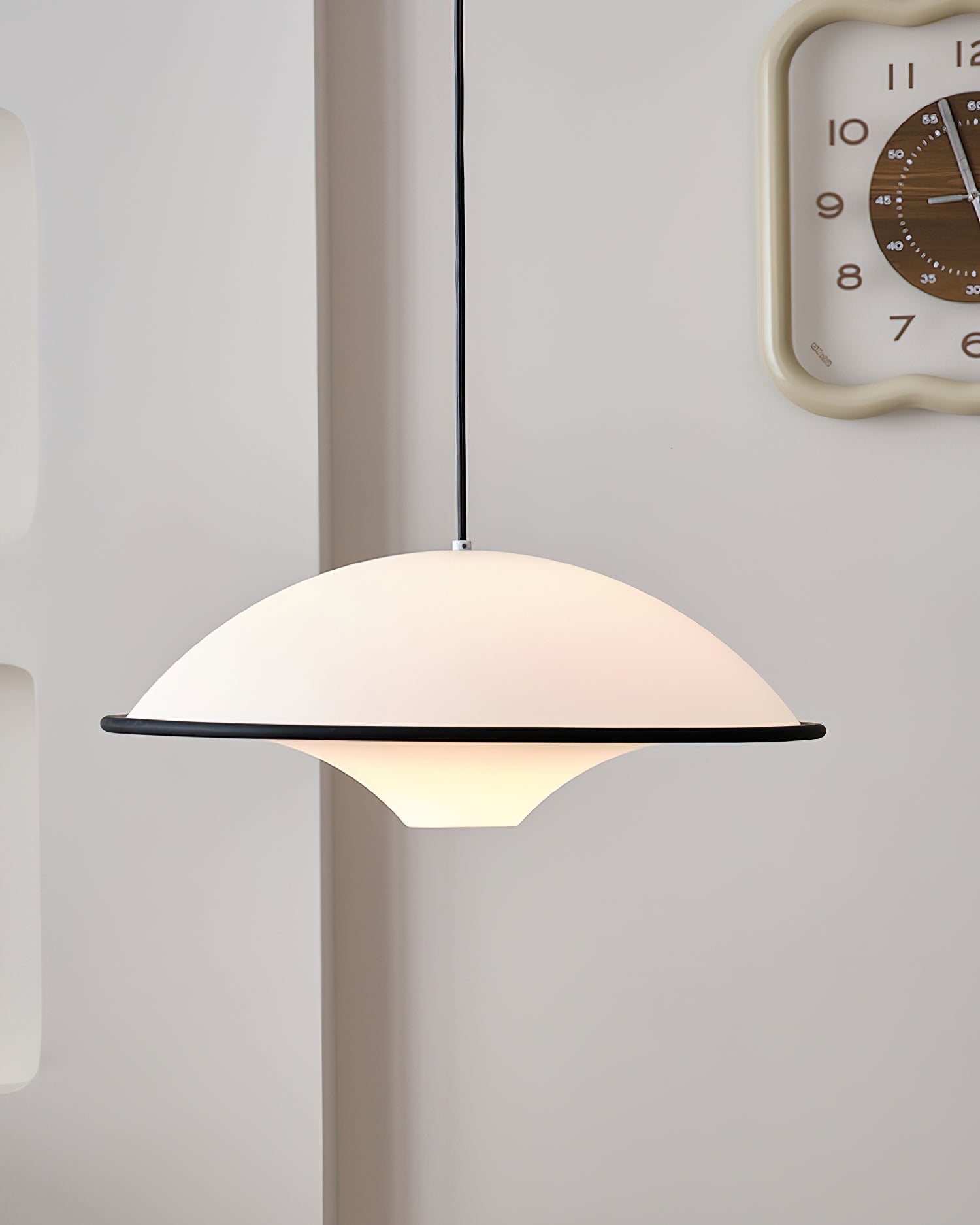Modern UFO Silhouette Pendant Light Minimalist Acrylic Ceiling Hanging Lamp