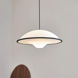 Modern UFO Silhouette Pendant Light Minimalist Acrylic Ceiling Hanging Lamp