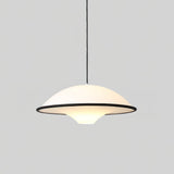 Modern UFO Silhouette Pendant Light Minimalist Acrylic Ceiling Hanging Lamp