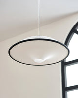 Modern UFO Silhouette Pendant Light Minimalist Acrylic Ceiling Hanging Lamp