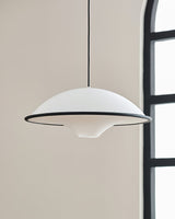 Modern UFO Silhouette Pendant Light Minimalist Acrylic Ceiling Hanging Lamp