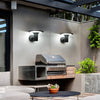 Modern UFO Solar LED Wall Sconce Waterproof Aluminum Outdoor Lighting for Garden and Patio