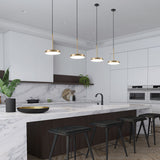 Modern Ultra Thin Round LED Pendant Light Nordic Minimalist Hanging Lamp for Kitchen Island