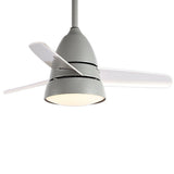 Modern 36 Inch LED Ceiling Fan with 3 Color Adjustable Light Ultra Silent for Kids Room