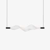 Modern Vapour LED Pendant Light with Fiber Mesh Shade and Geometric Design