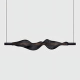 Modern Vapour LED Pendant Light with Fiber Mesh Shade and Geometric Design