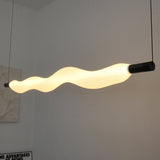 Modern Vapour LED Pendant Light with Fiber Mesh Shade and Geometric Design