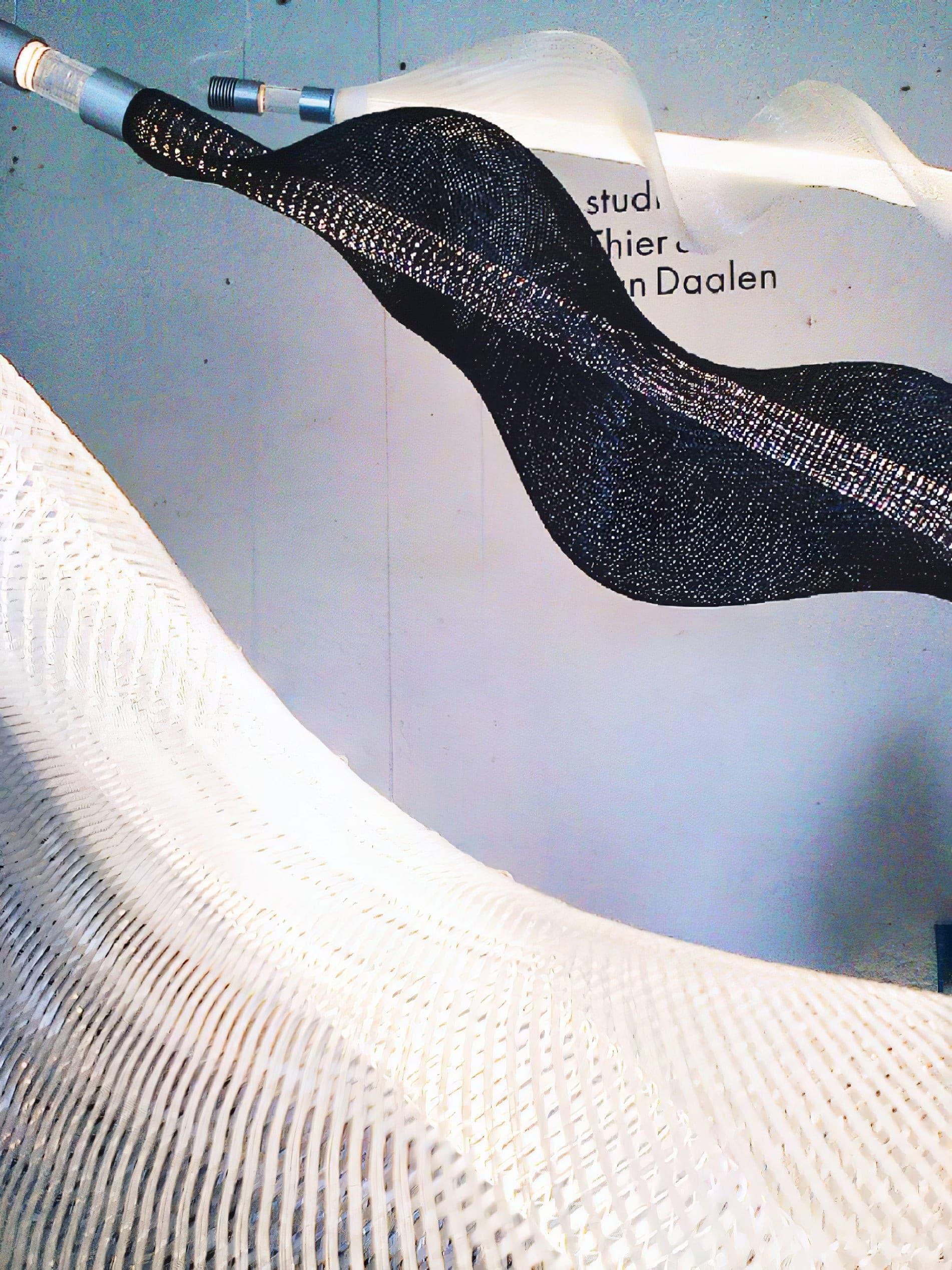 Modern Vapour LED Pendant Light with Fiber Mesh Shade and Geometric Design