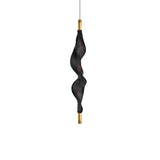 Modern Vapour LED Pendant Light with Fiber Mesh Shade and Geometric Design