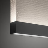 Modern Vertical Fabric Curtain LED Pendant Light for Indoor Living Spaces