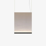 Modern Vertical Fabric Curtain LED Pendant Light for Indoor Living Spaces