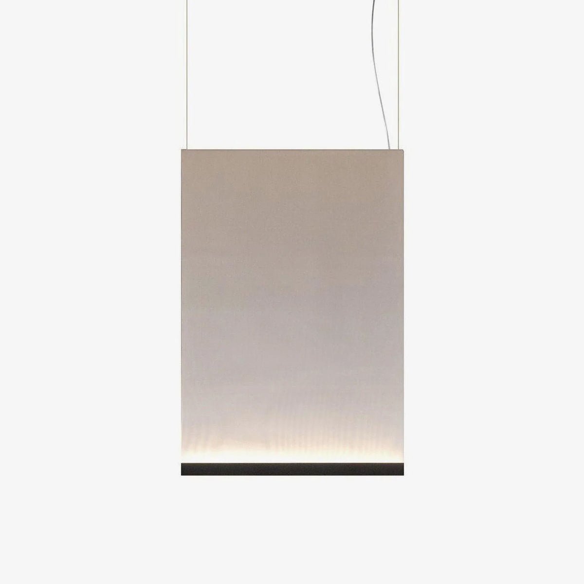 Modern Vertical Fabric Curtain LED Pendant Light for Indoor Living Spaces