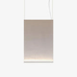 Modern Vertical Fabric Curtain LED Pendant Light for Indoor Living Spaces