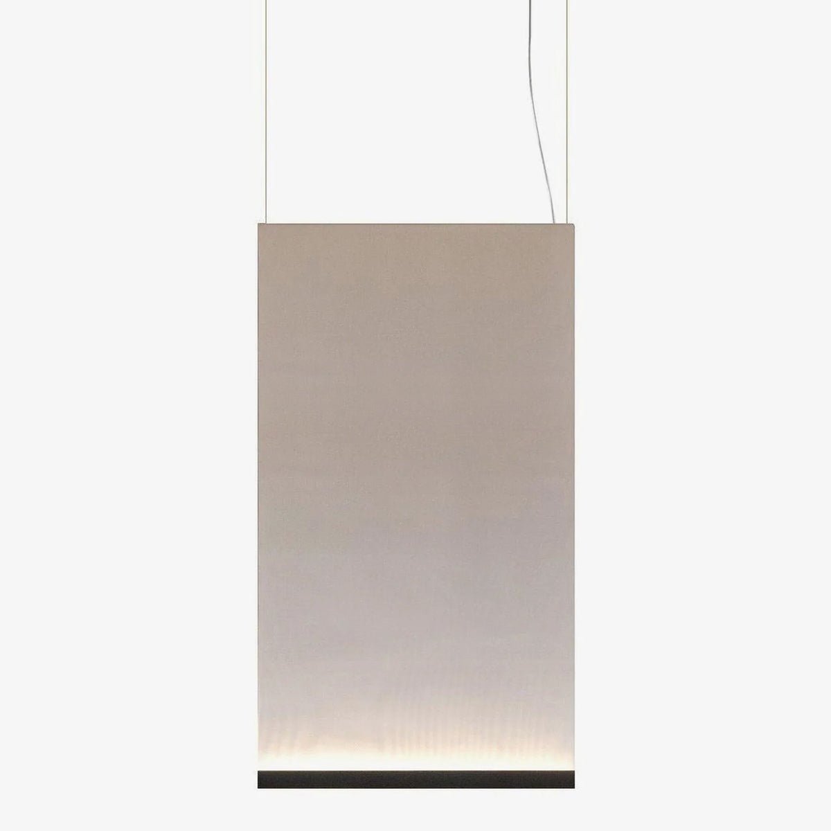 Modern Vertical Fabric Curtain LED Pendant Light for Indoor Living Spaces