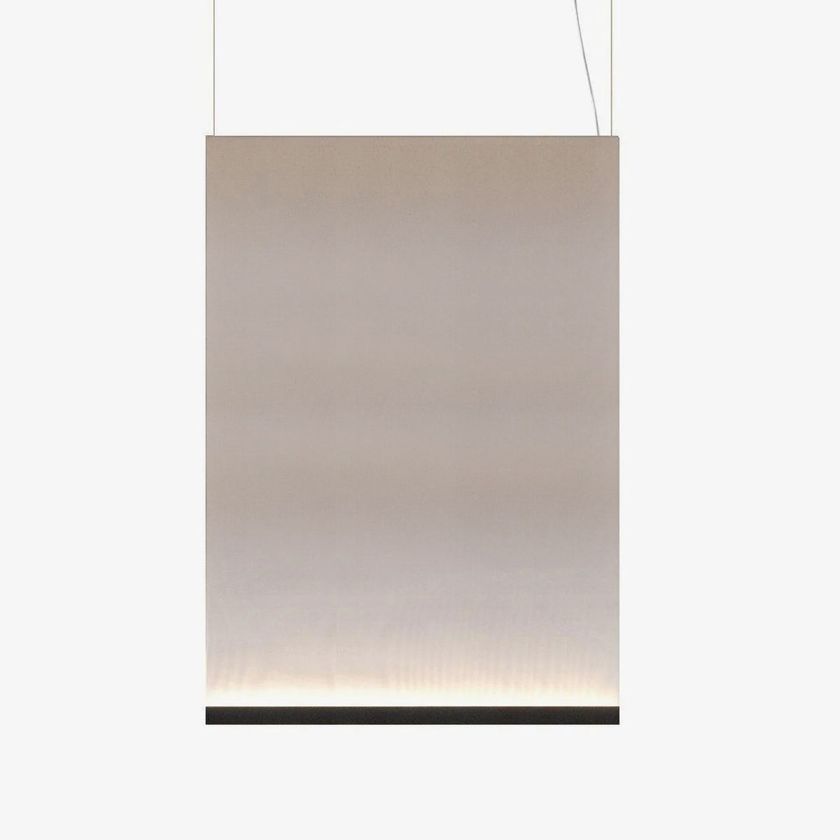 Modern Vertical Fabric Curtain LED Pendant Light for Indoor Living Spaces