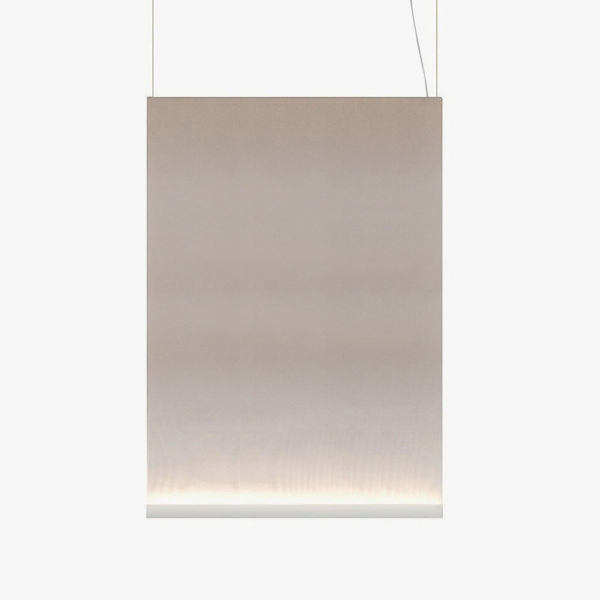 Modern Vertical Fabric Curtain LED Pendant Light for Indoor Living Spaces