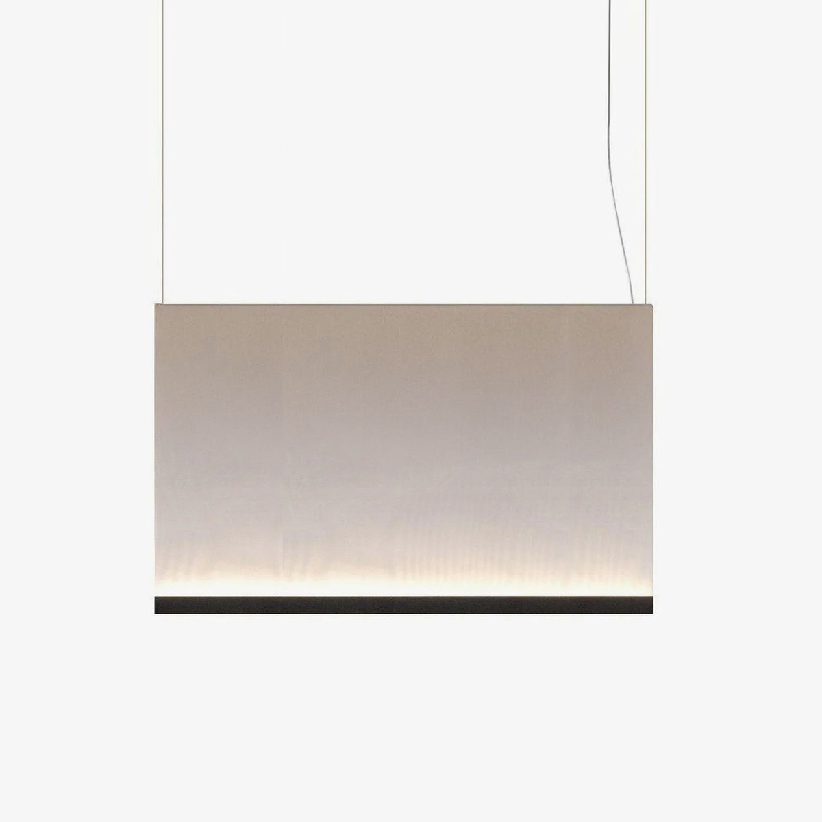 Modern Vertical Fabric Curtain LED Pendant Light for Indoor Living Spaces