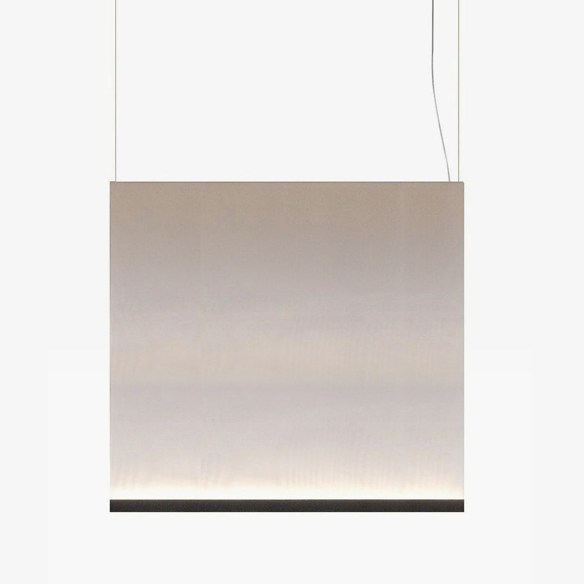 Modern Vertical Fabric Curtain LED Pendant Light for Indoor Living Spaces