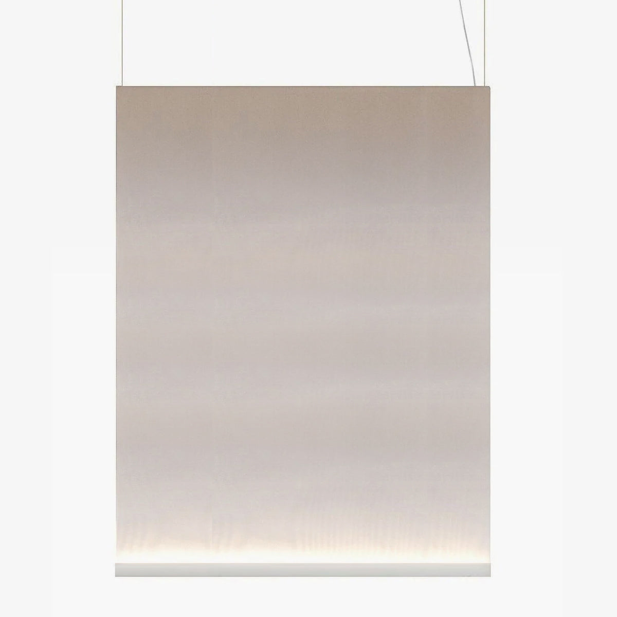 Modern Vertical Fabric Curtain LED Pendant Light for Indoor Living Spaces