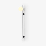 Modern Vertical Glass Sconce Wall Light Fixture for Hallway and Bedroom