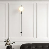 Modern Vertical Glass Sconce Wall Light Fixture for Hallway and Bedroom