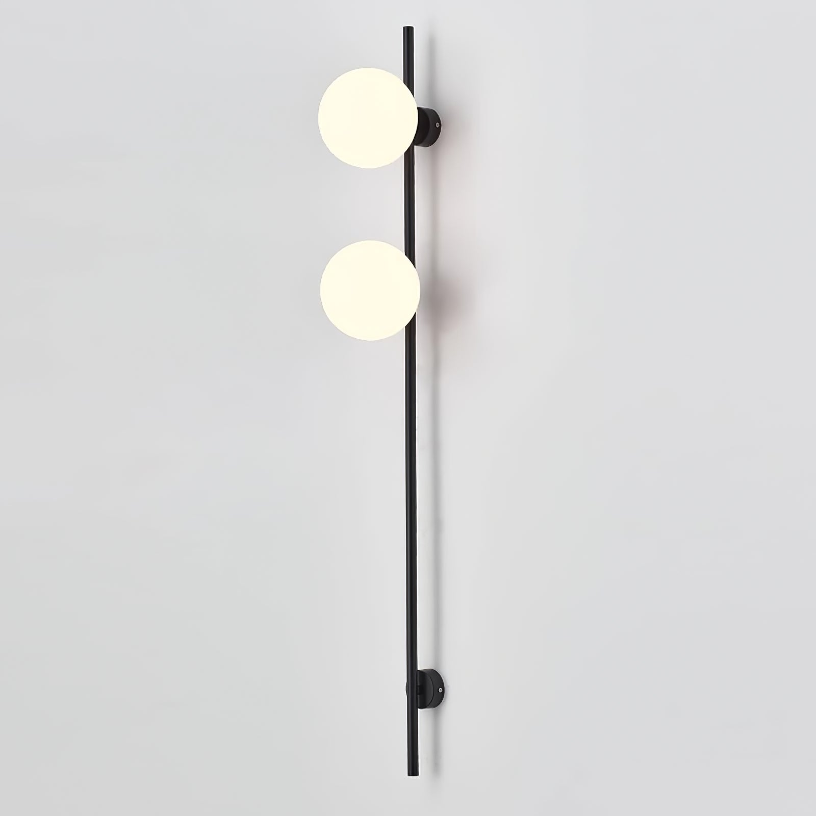 Modern Vertical Glass Sconce Wall Light Fixture for Hallway and Bedroom
