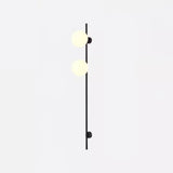 Modern Vertical Glass Sconce Wall Light Fixture for Hallway and Bedroom