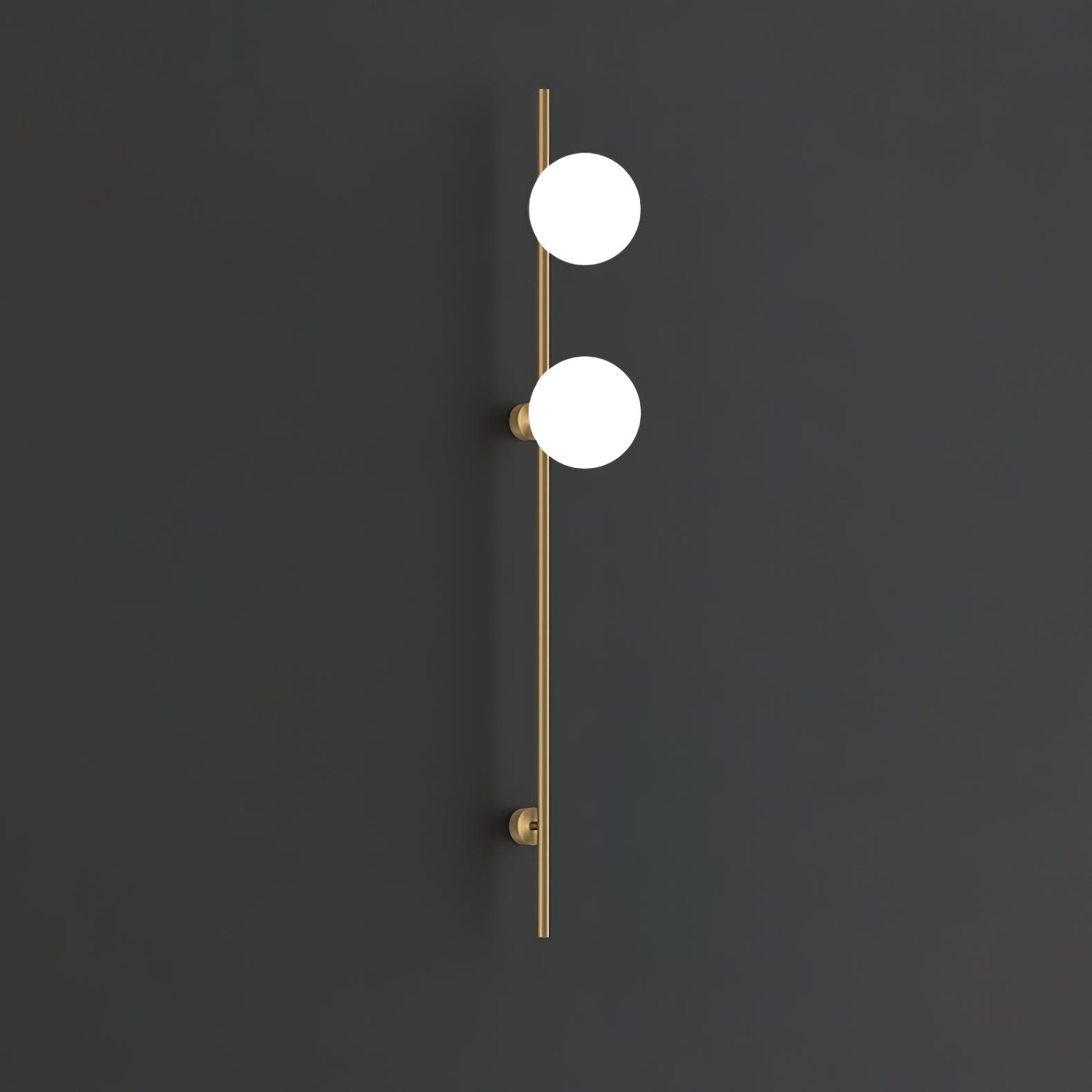 Modern Vertical Glass Sconce Wall Light Fixture for Hallway and Bedroom