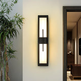 Modern Vertical LED Outdoor Wall Sconce Waterproof IP65 Exterior Garden Lighting