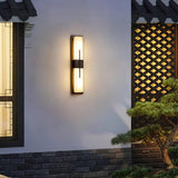 Modern Vertical LED Outdoor Wall Sconce Waterproof IP65 Exterior Garden Lighting