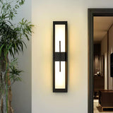 Modern Vertical LED Outdoor Wall Sconce Waterproof IP65 Exterior Garden Lighting