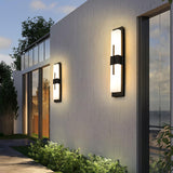 Modern Vertical LED Outdoor Wall Sconce Waterproof IP65 Exterior Garden Lighting