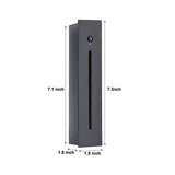 Modern Vertical Motion Sensor LED Stair Light Recessed Wall Mount Step Lighting for Indoor and Outdoor Areas