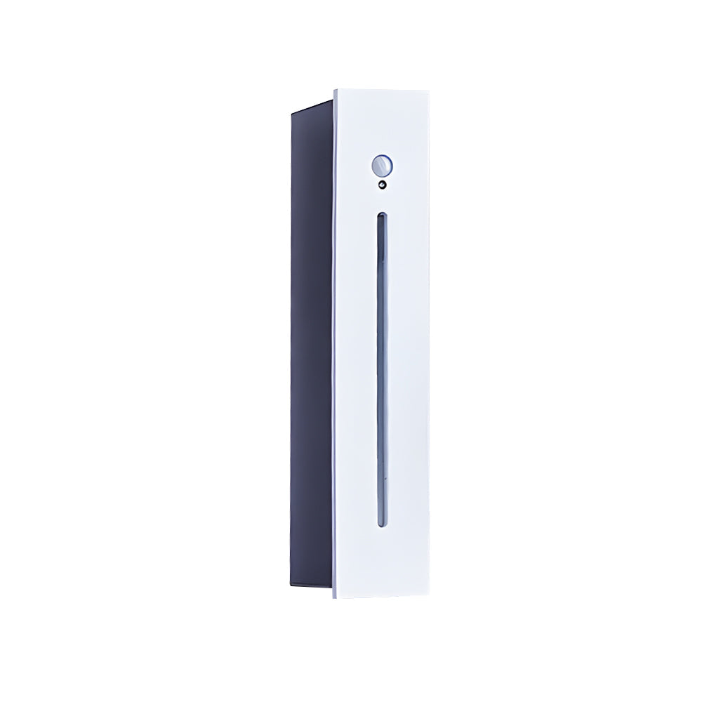 Modern Vertical Motion Sensor LED Stair Light Recessed Wall Mount Step Lighting for Indoor and Outdoor Areas