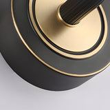 Modern Vintage Linear LED Bathroom Wall Sconce Copper Vanity Light in Brushed Gold or Black Finish