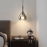 Modern Vortex Glass Pendant Light Artistic Sculptural Ceiling Hanging Lamp for Dining Room
