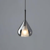 Modern Vortex Glass Pendant Light Artistic Sculptural Ceiling Hanging Lamp for Dining Room