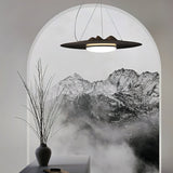 Modern Wanderer Halo Wooden LED Pendant Light Organic Undulating Geometric Hanging Lamp