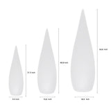 Modern Water Drop LED Floor Lamp Waterproof Solar Powered Outdoor Decorative Light for Garden