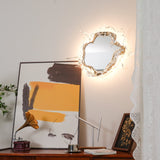Modern Water Drop Mirror Wall Light LED Crystal Decorative Sconce for Home