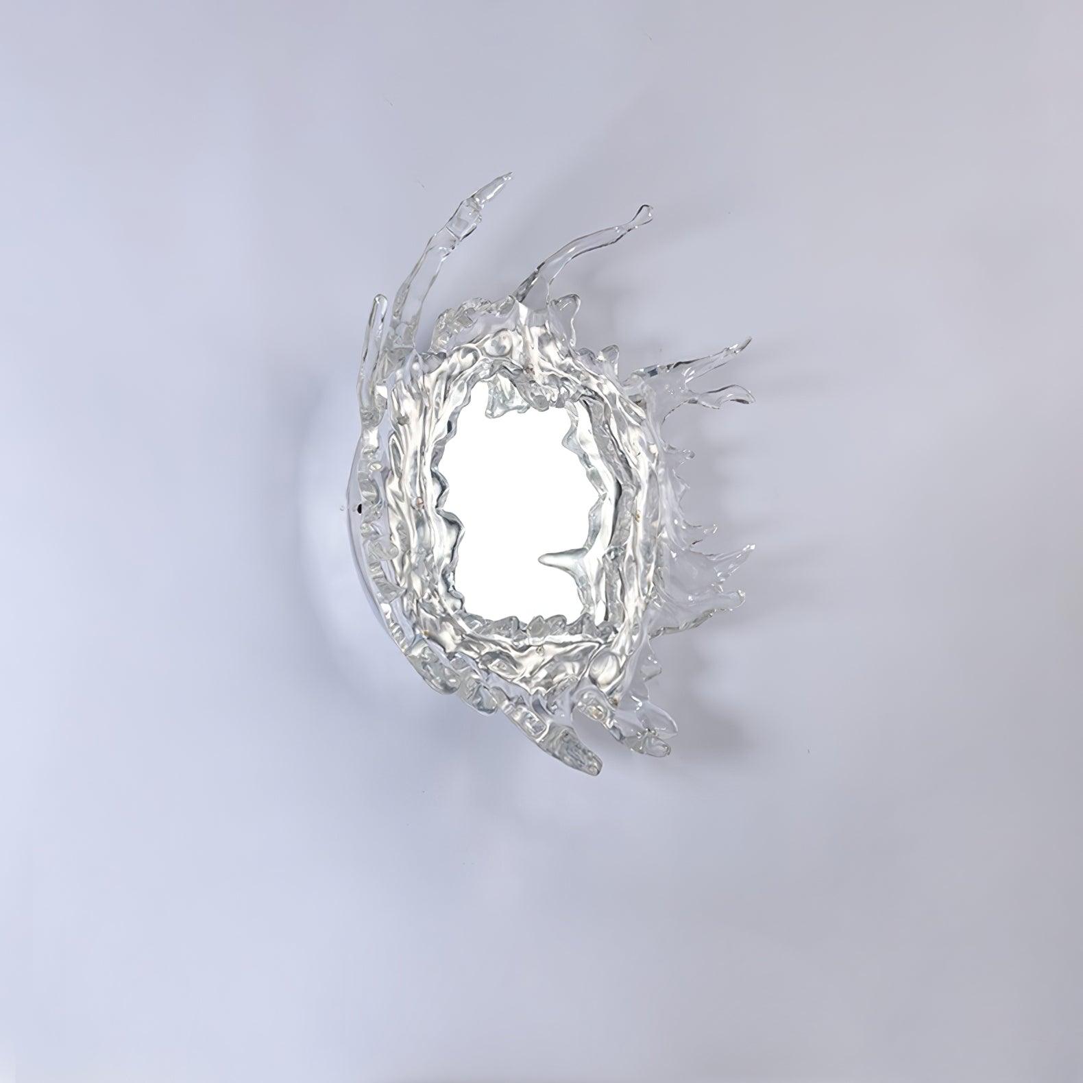 Modern Water Drop Mirror Wall Light LED Crystal Decorative Sconce for Home