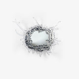 Modern Water Drop Mirror Wall Light LED Crystal Decorative Sconce for Home